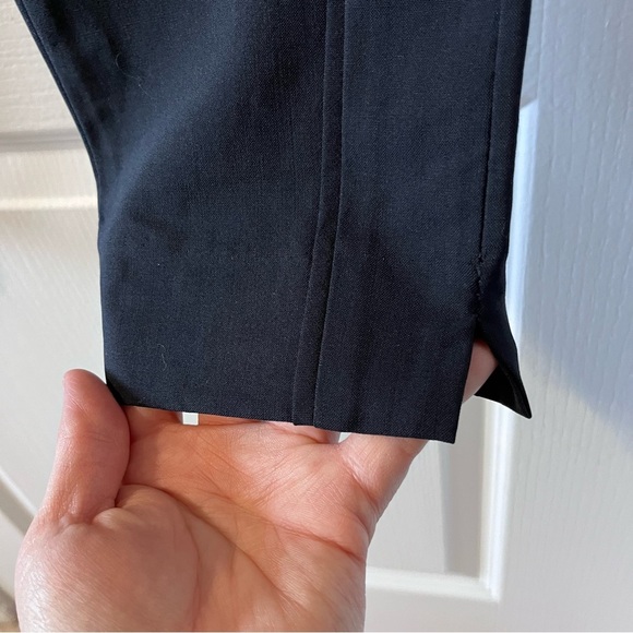 Veronica Beard Wool Blend Navy Ankle Slacks Pants Women’s Size 6 - Picture 4 of 14